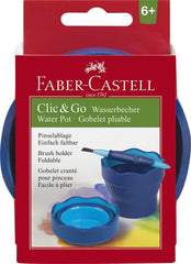 FABER-CASTELL CLIC & GO WATER CUP BLUE - Al Masam Stationery LLC