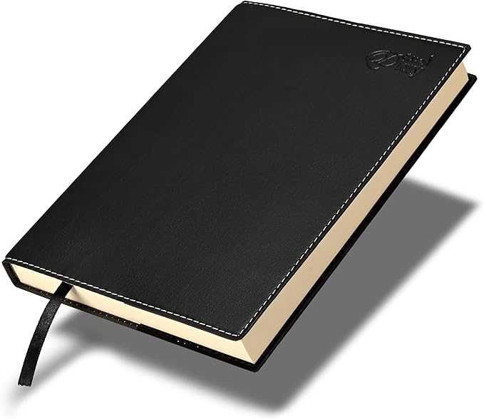 FIS Black A5 Soft PU 2026 Daily Diary - FSDI17AE26BK