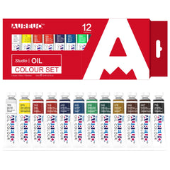 Oil Paints Set, 12 X 12 Ml - Al Masam Stationery LLC