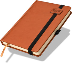 FIS Brown A5 PU Band 2026 Daily Diary - FSDI84E26BR