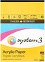ACRYLIC PAPER PAD - Daler Rowney - System3 Heavyweight - 360gsm A3