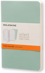 Moleskine Volant Ruled Pocket Notebook Sap Green