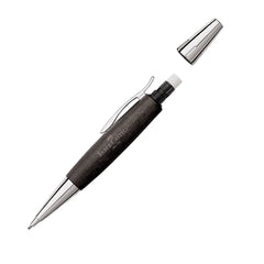 FABER-CASTELL PROP PENCIL WOOD CHROME BLACK - Al Masam Stationery LLC