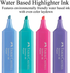 FABER-CASTELL Pastel Color Highlighter Wallet of 4 - Al Masam Stationery LLC