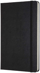 Moleskine Professional Hard Cover Ruled Notebook A4 Black - Al Masam Stationery LLC