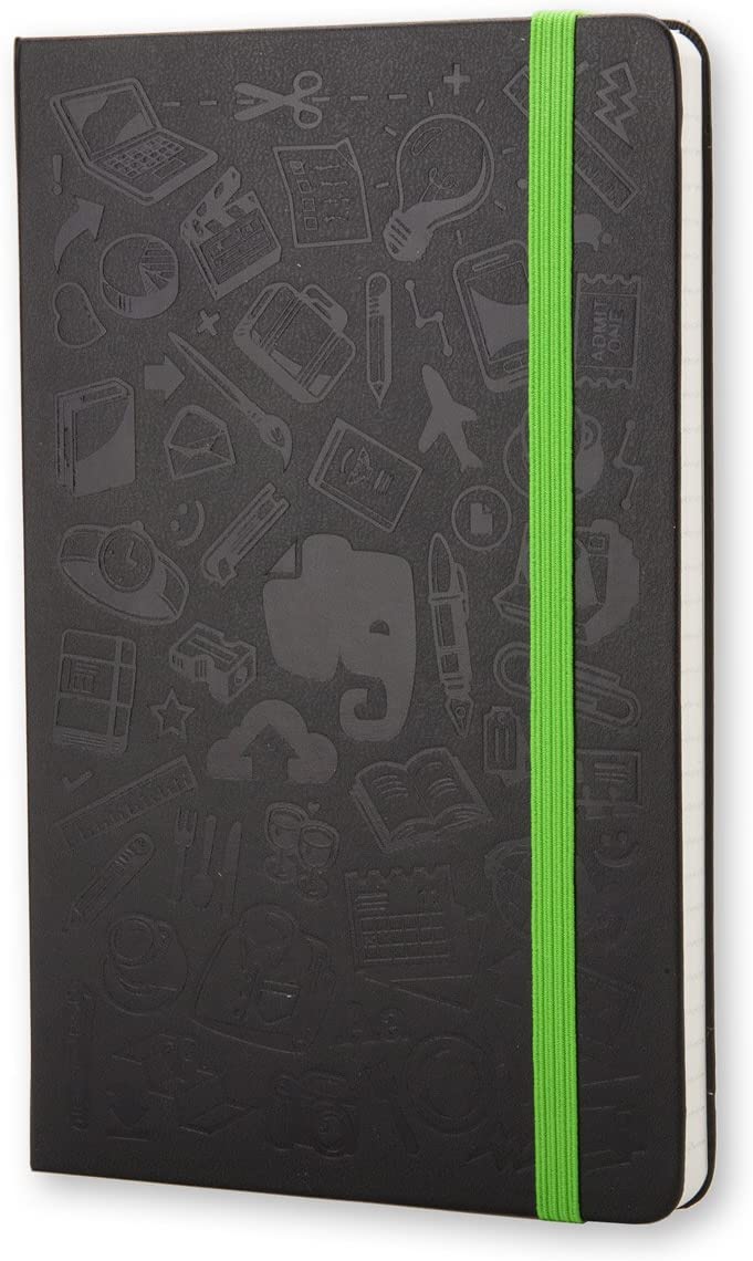 Moleskine Evernote Smart Notebook Squared A5 Size - Al Masam Stationery LLC