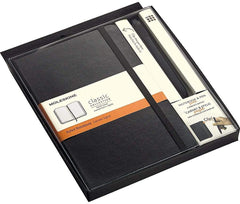 Moleskine Notebook and Click Roller Pen 0.5mm (Bundle) BUNDLELGBLK - Al Masam Stationery LLC