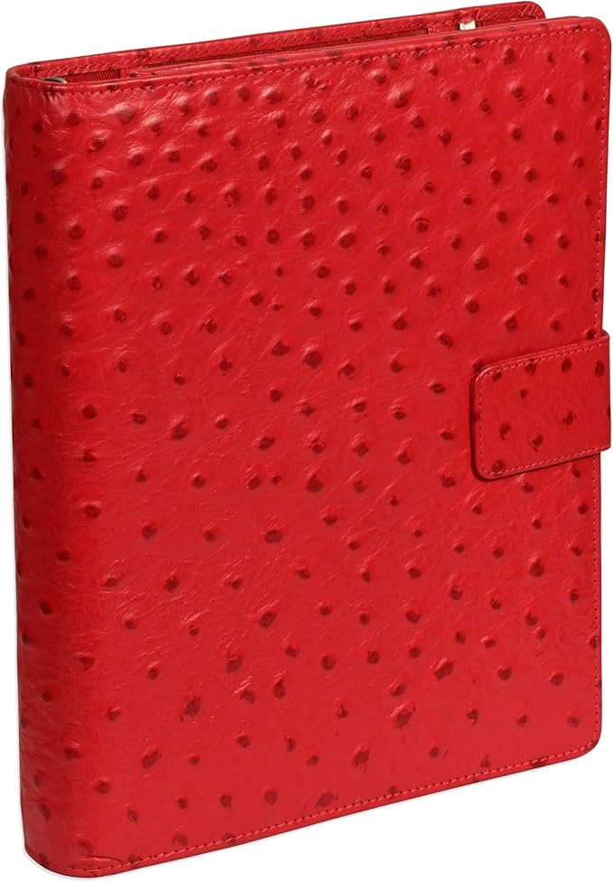 FIS Premium Struthio Leather Organizer A5 Size – Red Main image
