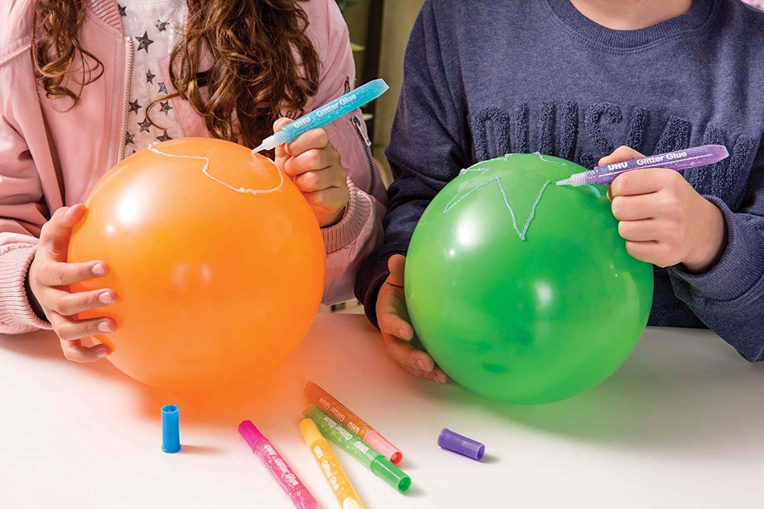 UHU GLITTER GLUE SHINY 10ML - Al Masam Stationery LLC