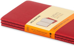 Moleskine Set of 3 Cahier Pocket Squared Journal CH112EN - Al Masam Stationery LLC