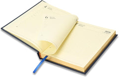 FIS Red A5 Golden Corner Hard Cover Vinyl 2026 Diary-FSDI22E26RE - Al Masam Stationery LLC