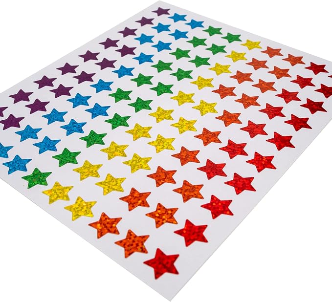 Decorative Star Stickers for Crafts & Creative Projects