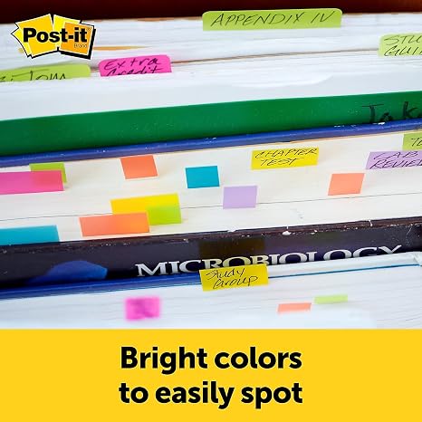 Post-it® Page Markers Assorted Colors 4 Pads | 671-4AU