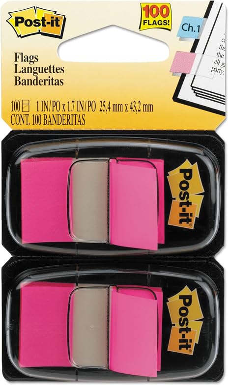 Post-it® Flags 680 Pink – 50 Flags