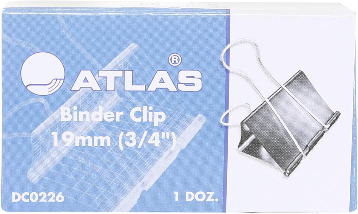 Hand Binder Double Clips 19mm | Office Paper Clips