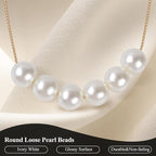 Single-Colour Round Craft Beads for Jewellery and DIY Projects