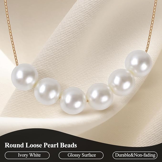 Single-Colour Round Craft Beads for Jewellery and DIY Projects