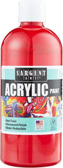 SARGENT ACRYLIC REGULAR 8 OZ / CB VERMILLION - Al Masam Stationery LLC