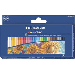 Staedtler 241-NC16 Noris Club Oil Pastels Set of 16 Colors - Al Masam Stationery LLC