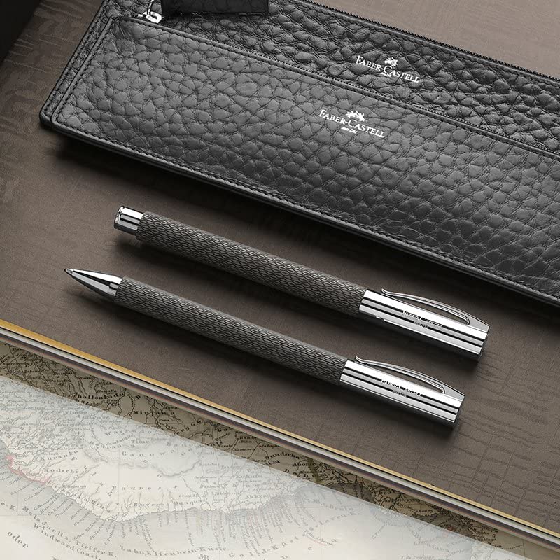 FABER-CASTELL Roller Ambition OpArt "Black Sand" - Al Masam Stationery LLC