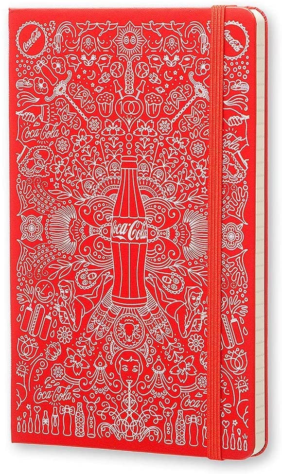 Moleskine Coca Cola Ruled Notebook Limited Edition Hard Cover - Al Masam Stationery LLC