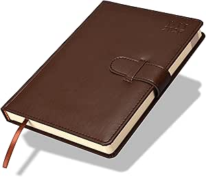 FIS Dark Brown 170×240 PU Strap 2026 AE Diary - FSDI75AE26DBR