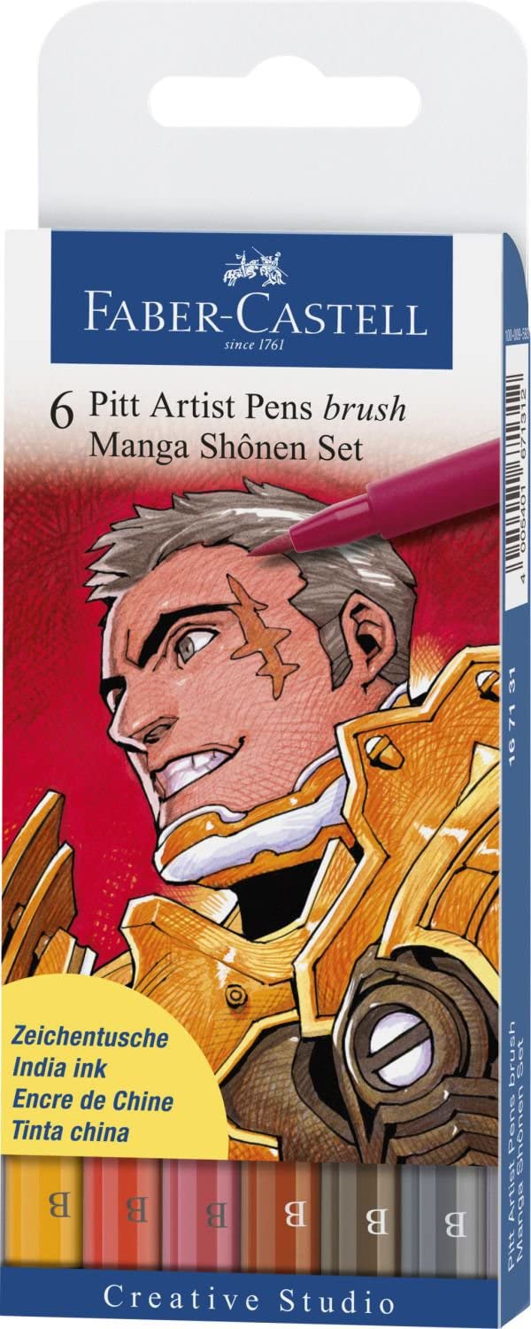 FABER-CASTELL PITT Artist Pen "Shonen" Manga - Al Masam Stationery LLC