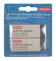 Derwent Soft Art Eraser Pack of 2 - Al Masam Stationery LLC