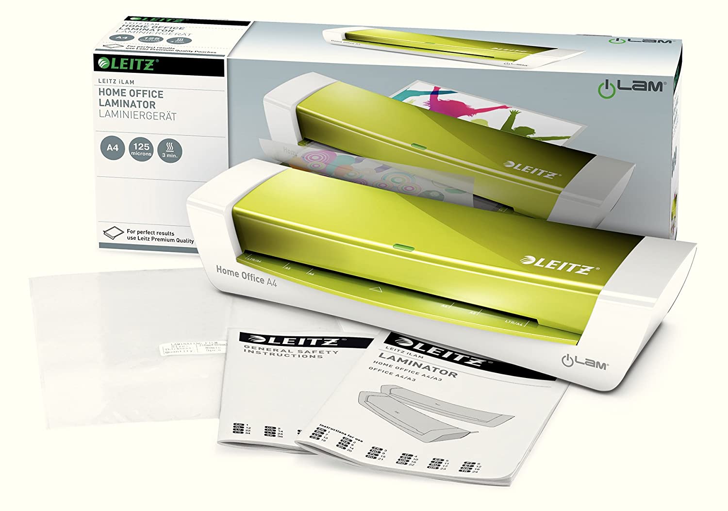 LEITZ LAMINATOR A4 H/O GREEN - Al Masam Stationery LLC