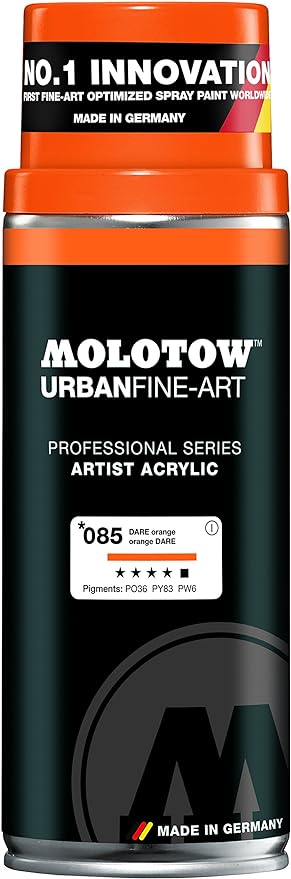 Professional Series Artist Acrylic (400Ml) Orange - Al Masam Stationery LLC Main image