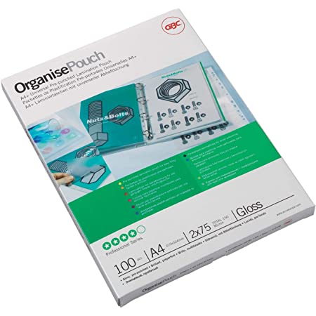 GBC LAMINATING POUCH FILEX GLOSS A4 - Al Masam Stationery LLC