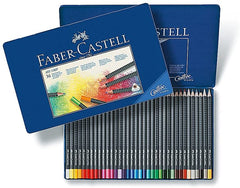 FABER-CASTELL Art Grip Aquarelle Studio Qulaity Color Pencils Tin of 36 colors - Al Masam Stationery LLC