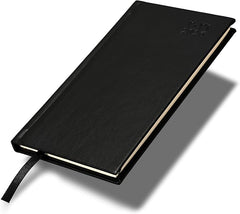 FIS Black Slim PU 2026 AE Weekly Diary - FSDI59AEP26BK