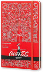 Moleskine Coca Cola Ruled Notebook Limited Edition Hard Cover - Al Masam Stationery LLC