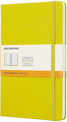 Moleskine Ruled Classic Notebook Hard Cover A5 Dark Yellow - Al Masam Stationery LLC