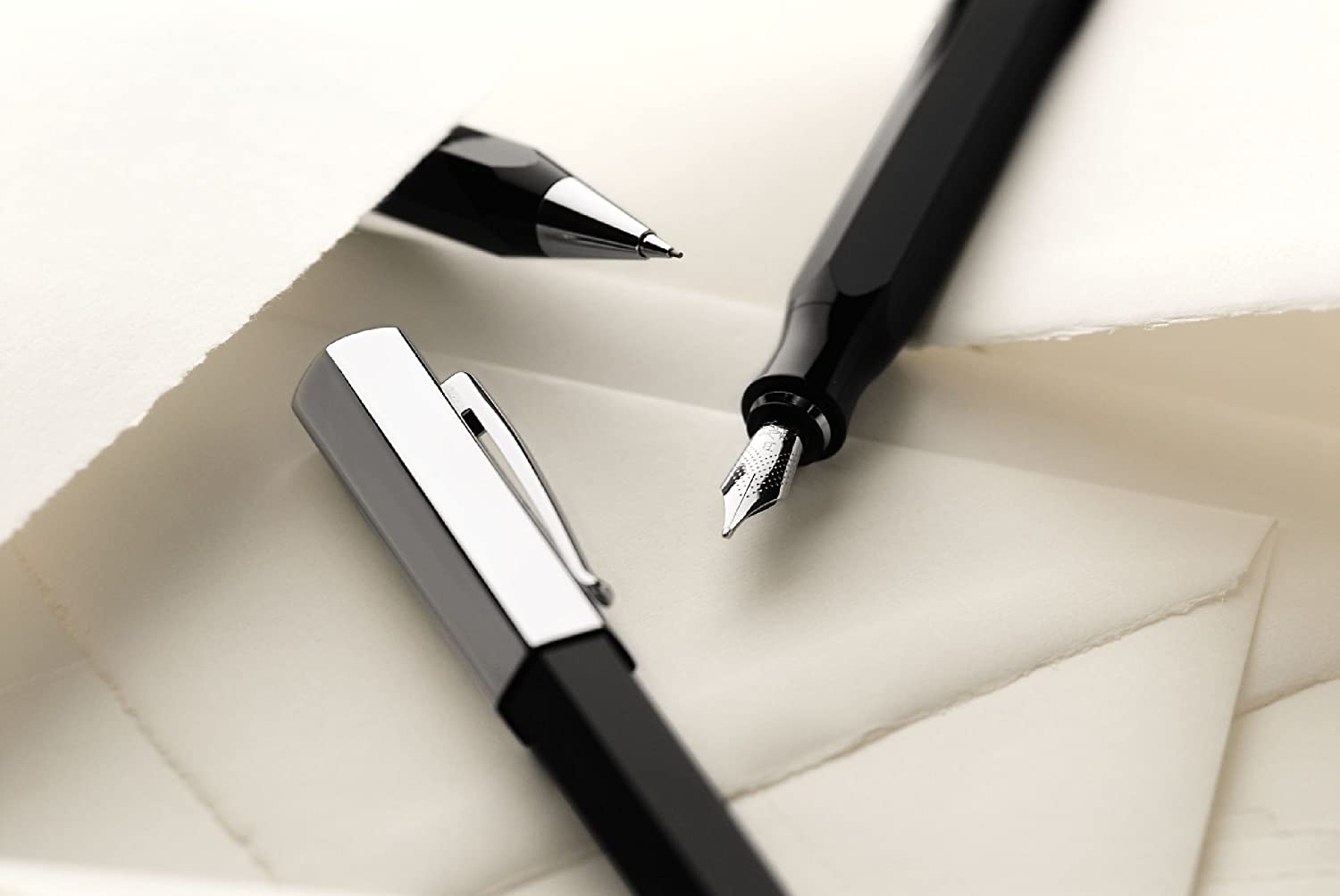 FABER-CASTELL FOUNTAIN PEN MONDORO BLACK M - Al Masam Stationery LLC