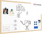 Bi-Office Non-Magnetic Whiteboard 90x120cm Wooden Frame