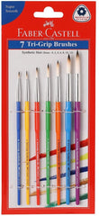 FABER-CASTELL Tri Grip Paint Brushes Round - Al Masam Stationery LLC