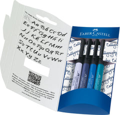 FABER-CASTELL India ink Pitt  Artist Pen calligr. set - Al Masam Stationery LLC