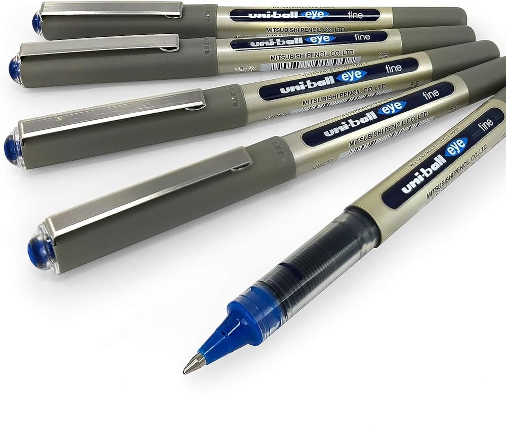 Mitsubishi Uni-ball Liquid Ink Roller Ballpen Blue - Al Masam Stationery LLC Main image