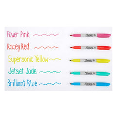 Sharpie Fine Point Permanent Marker Assorted 24 Pieces - (SP-1956292) - Al Masam Stationery LLC