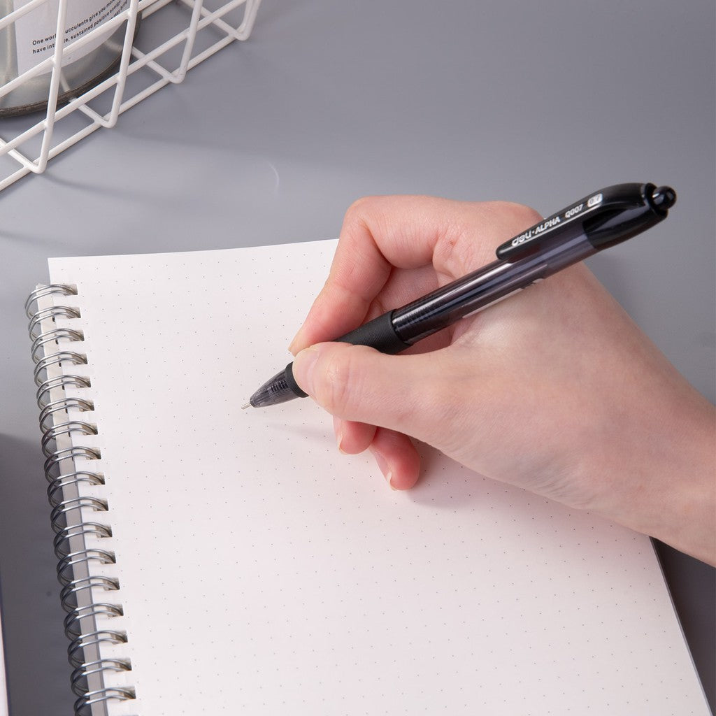 Deli Retractable Smooth Ballpoint Pen 0.7mm Blue - Al Masam Stationery LLC