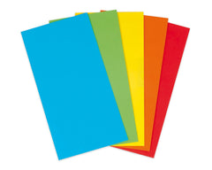Elco Color C5/6 Envelope assorted without window, adhesive closure