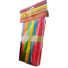 Icecream Stick for Art 1x15cm Assorted Colour - Al Masam Stationery LLC