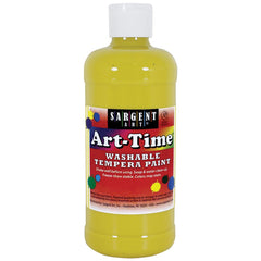 Sargent ART-TIME WASHABLE PAINT - 16 OZ. YELLOW - Al Masam Stationery LLC