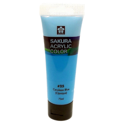 SAKURA ACRYLIC 75ML CERULEAN BLUE - Al Masam Stationery LLC