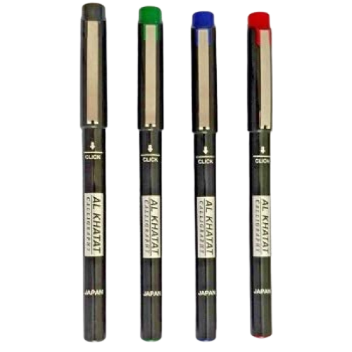 Al Khatat Calligraphy Pen 1.0 Wallet of 4 Colors - Al Masam Stationery LLC