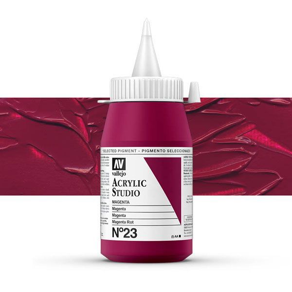 VALLEJO STUDIO 23-500ML. MAGENTA - Al Masam Stationery LLC