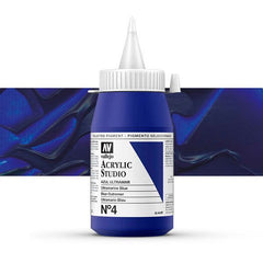 VALLEJO STUDIO 4-500ML. ULTRAMARINE BLUE - Al Masam Stationery LLC