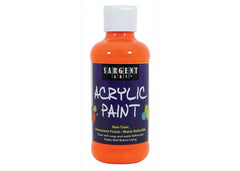 SARGENT Neon Acrylic 8oz Orange - Al Masam Stationery LLC